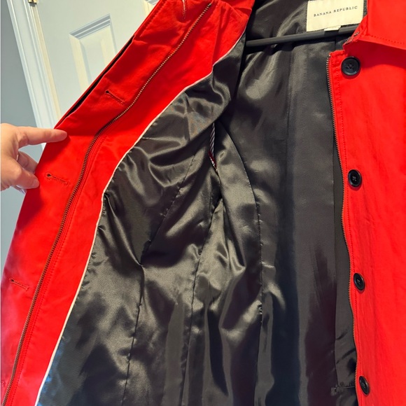 Banana Republic Trench Jacket Size Large - Picture 8 of 15